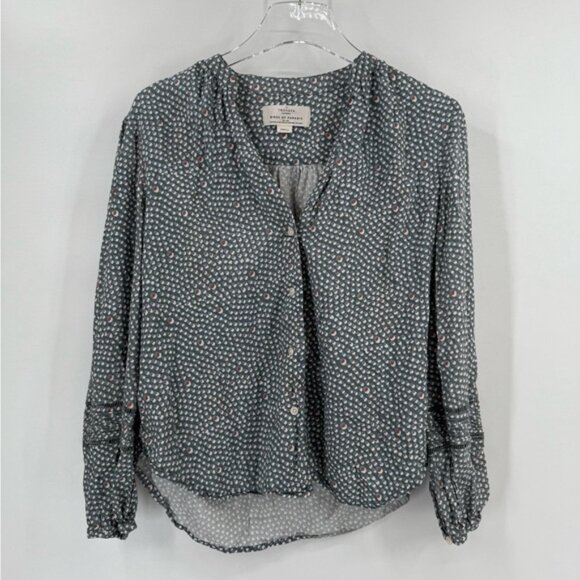 Trovata Birds of Paradis button down blouse size small - Picture 1 of 6